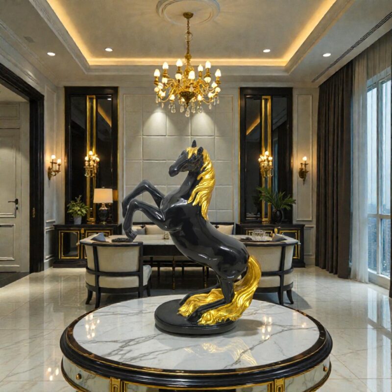 horse sculpture